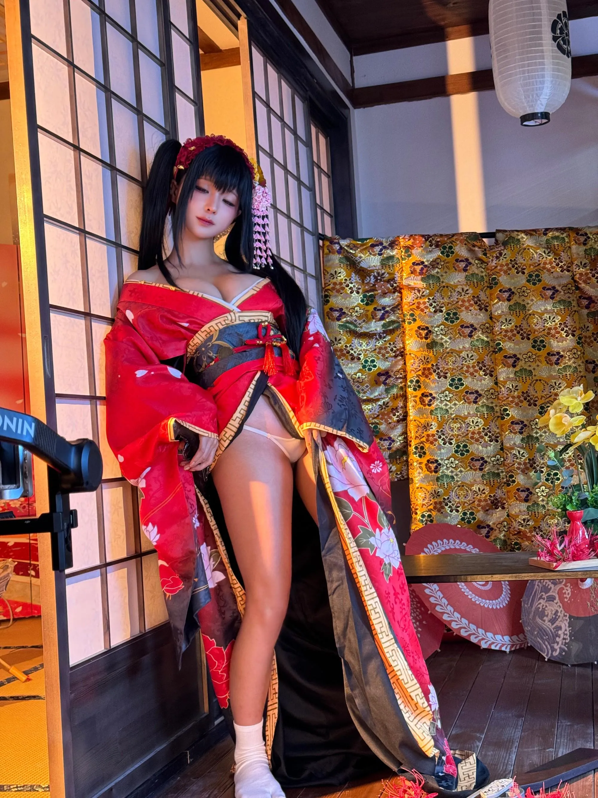 蠢沫沫 – NO.304 狂三和服cos-狂三 花絮 [114P]插图2